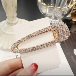 Vintage diamond barrette.